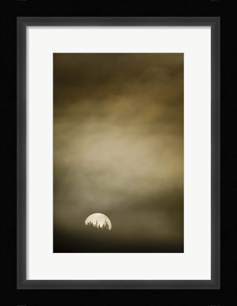 Framed Wild Moon I Print