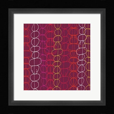 Framed Red Fall III Print