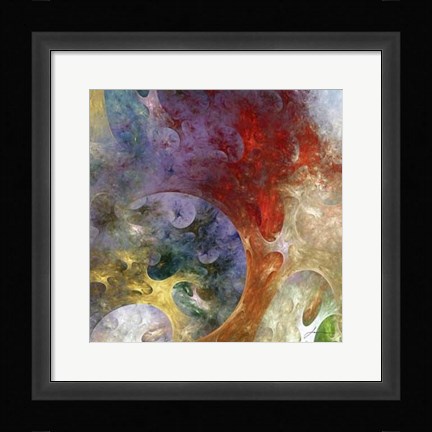 Framed Lunar Tiles II Print