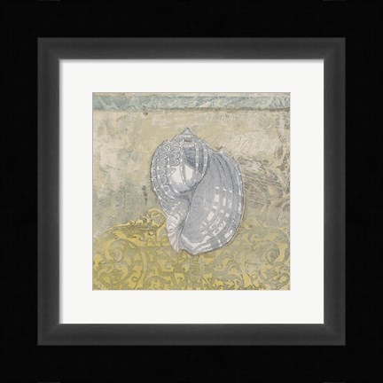Framed Coastal Cameo III Print