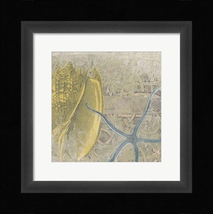 Framed Coastal Cameo VII Print