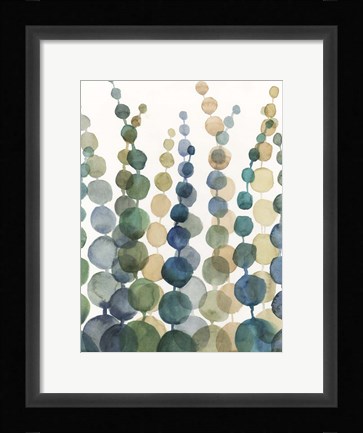 Framed Pompom Botanical I Print