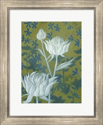 Framed Wild Chrysanthemums II Print