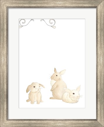 Framed Baby Animals I Print
