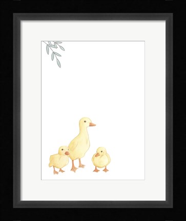 Framed Baby Animals III Print
