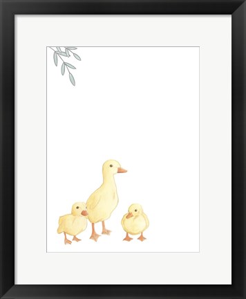 Framed Baby Animals III Print