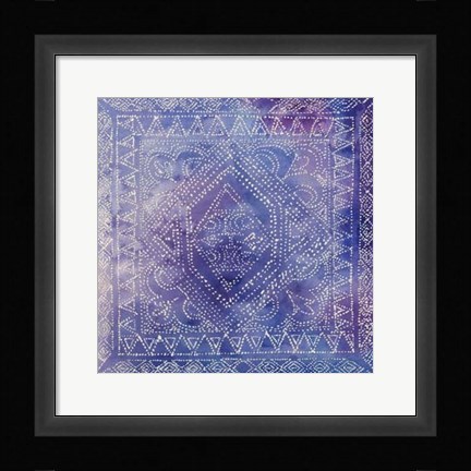 Framed Batik Nebula I Print