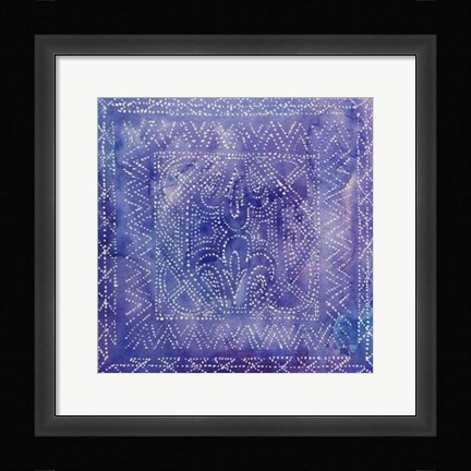 Framed Batik Nebula II Print