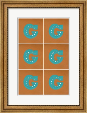 Framed Lucien&#39;s G 6-Up Print
