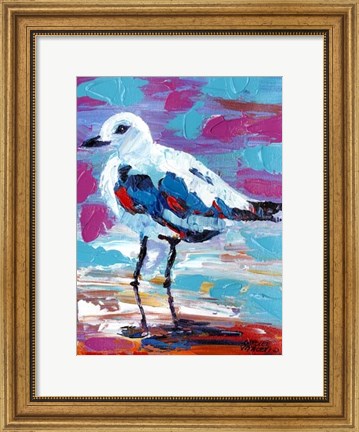 Framed Seaside Birds II Print