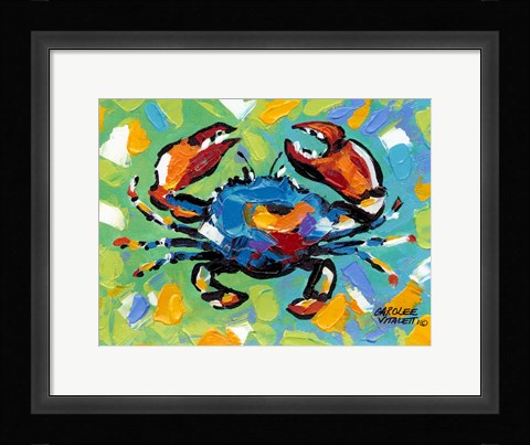 Framed Seaside Crab II Print