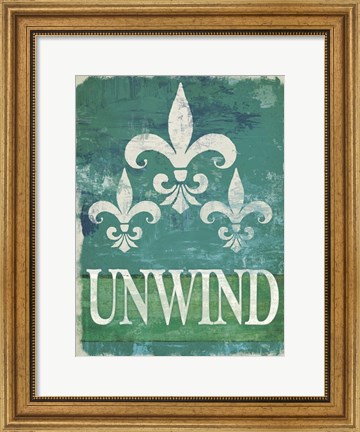Framed Renew - Unwind II Print