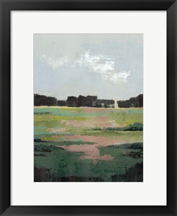 Framed Glowing Pasture II Print