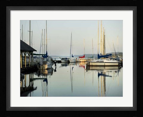 Framed Marina Sundown I Print