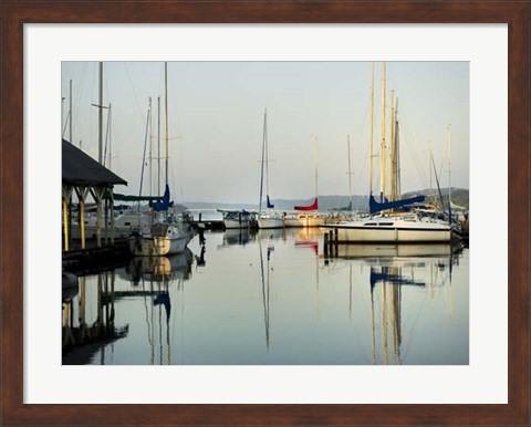 Framed Marina Sundown I Print