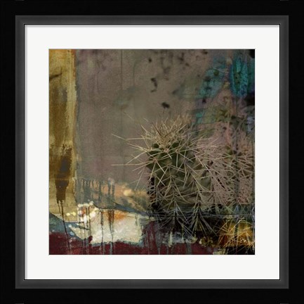 Framed Cactus Abstract Print