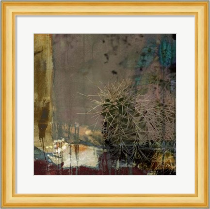 Framed Cactus Abstract Print