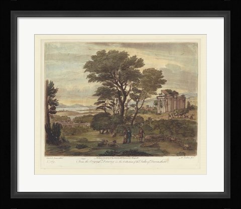 Framed Italian View I Print