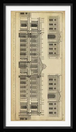 Framed Elevation du Grand Hotel Print