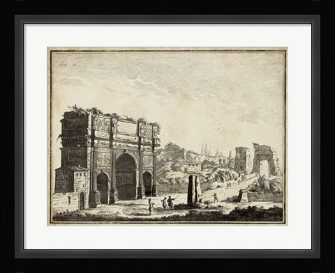 Framed Roman Antiquities II Print