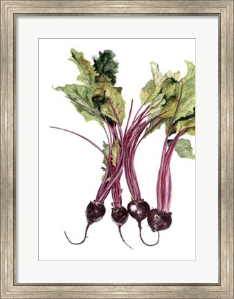 Framed Watercolor Beets Print