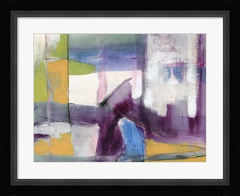 Framed Vibrant Rhythm I Print