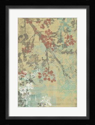 Framed Blossom Panel I Print