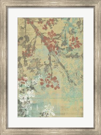 Framed Blossom Panel I Print