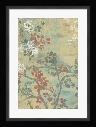 Framed Blossom Panel II Print