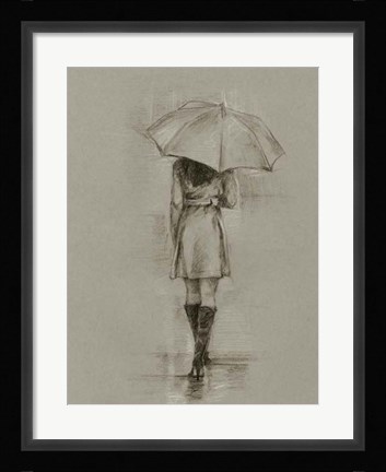 Framed Rainy Day Rendezvous I Print