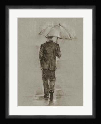 Framed Rainy Day Rendezvous II Print