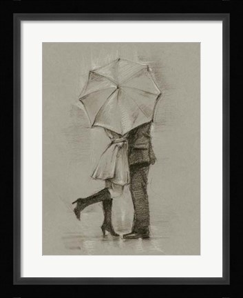 Framed Rainy Day Rendezvous III Print