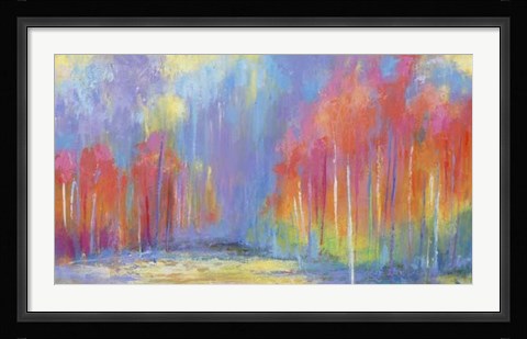 Framed Woods Splash Print