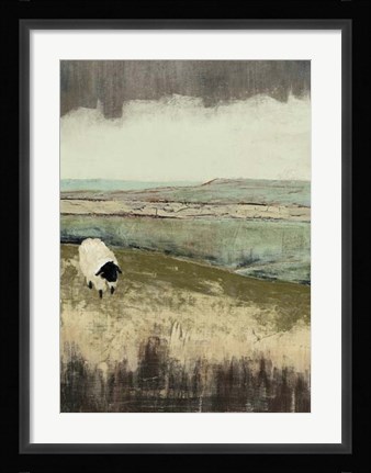 Framed Open Meadow I Print