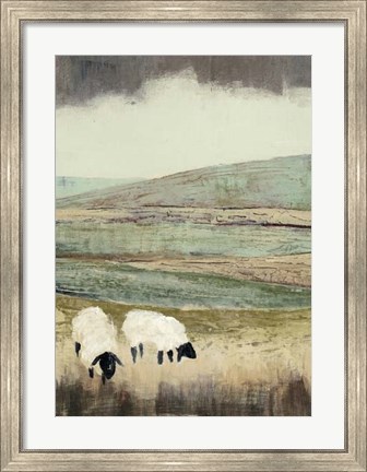 Framed Open Meadow II Print