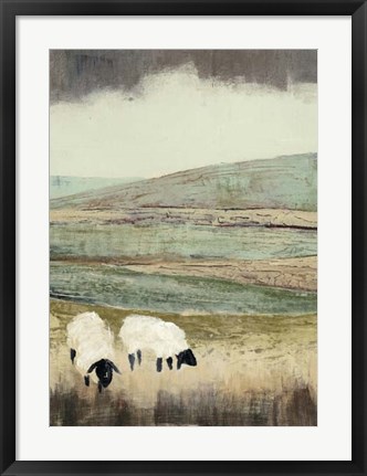 Framed Open Meadow II Print