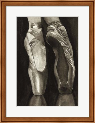 Framed Ballet Shoes I Print