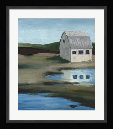 Framed Farmstead II Print
