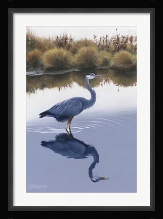 Framed Blackwater Reflections I Print