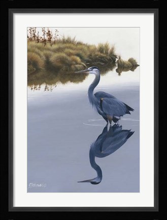 Framed Blackwater Reflections II Print