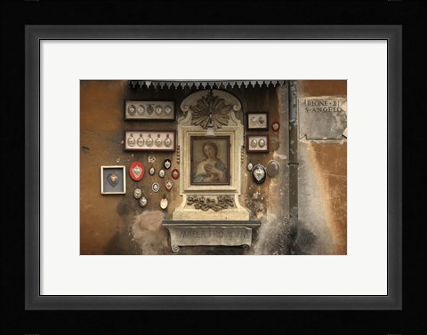 Framed Madonna Grotto Print