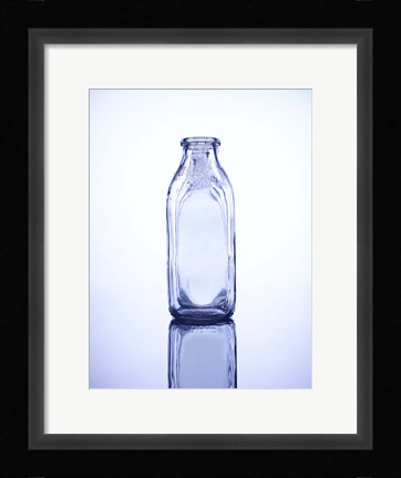 Framed Milk Bottle Print