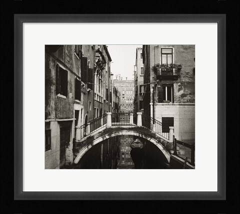 Framed Venice Canal Print