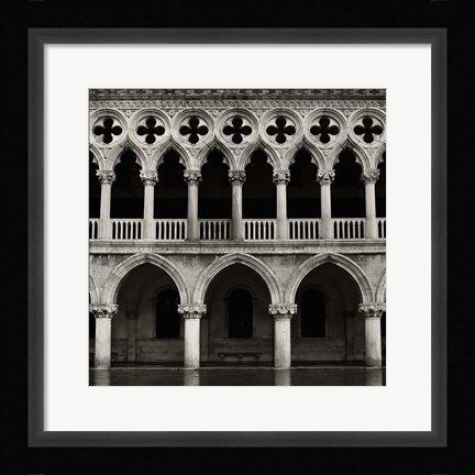 Framed Venice Arches Print