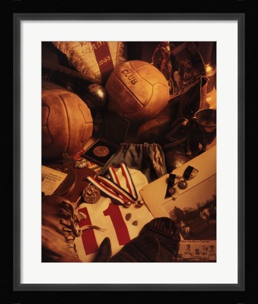 Framed Soccer Print