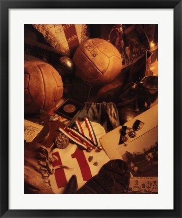Framed Soccer Print