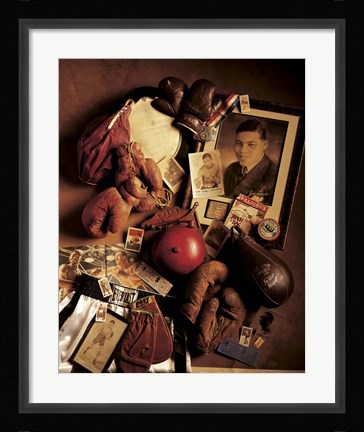 Framed Boxing Print
