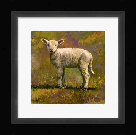 Framed Leap Year Lamb Print