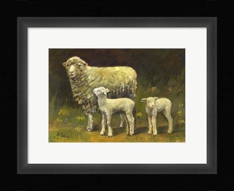 Framed Dolly's Twins Print