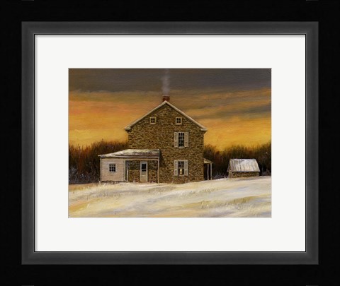 Framed Solbury Sunrise Print
